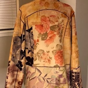 Floral Parkhurst Suede Jacket